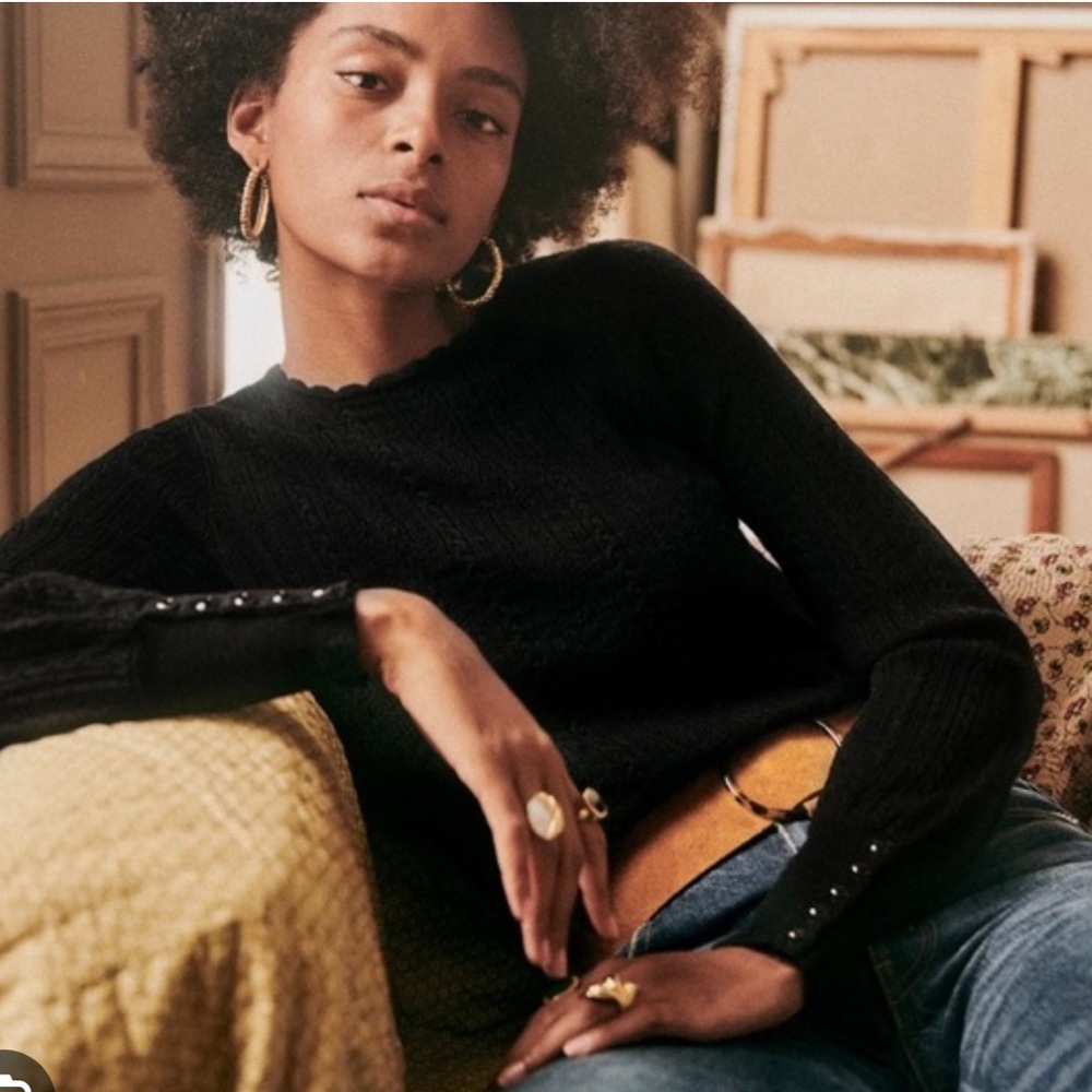 Sézane Ornella jumper/ sweater black XS